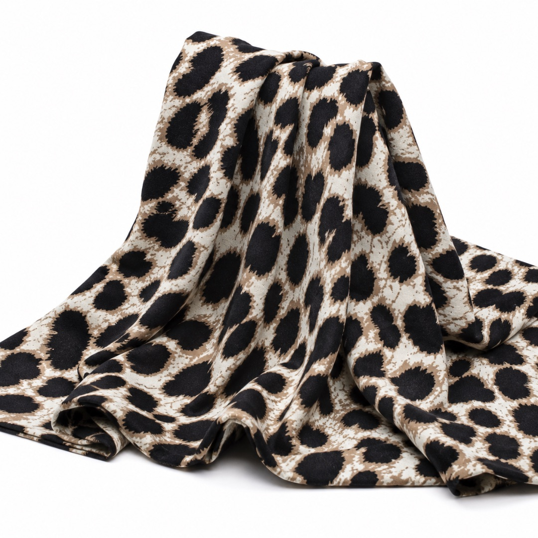 Premium Leopard Print Skin Vintage Fabric Material