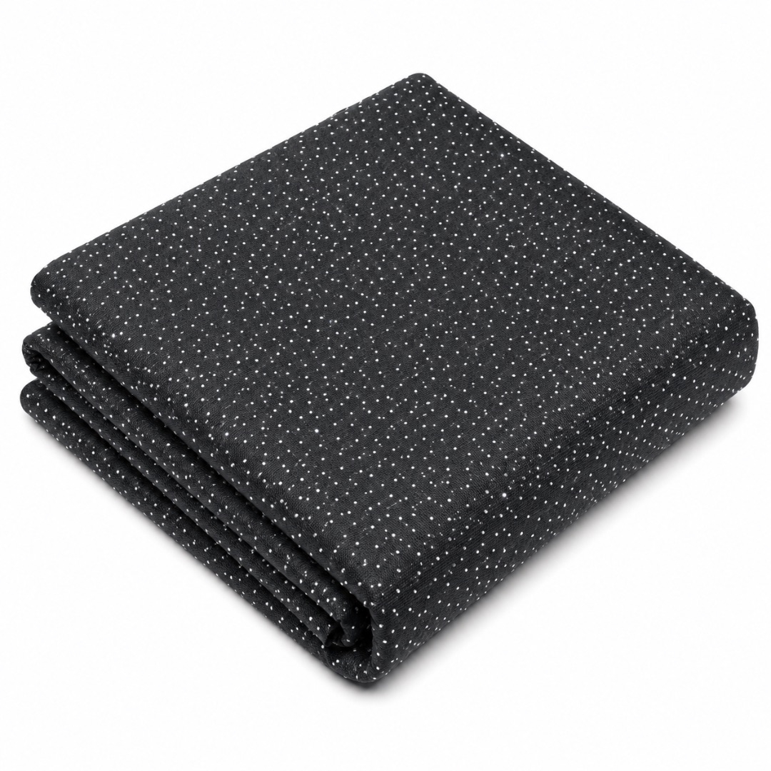 Premium Black Stone Sample Fabric Material