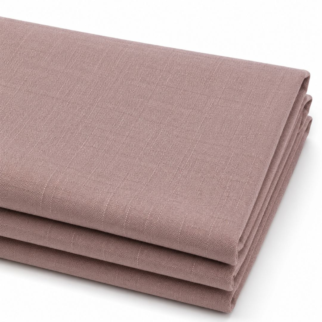 Plain Linen Look Fabric, Light Beige Textured Woven Material
