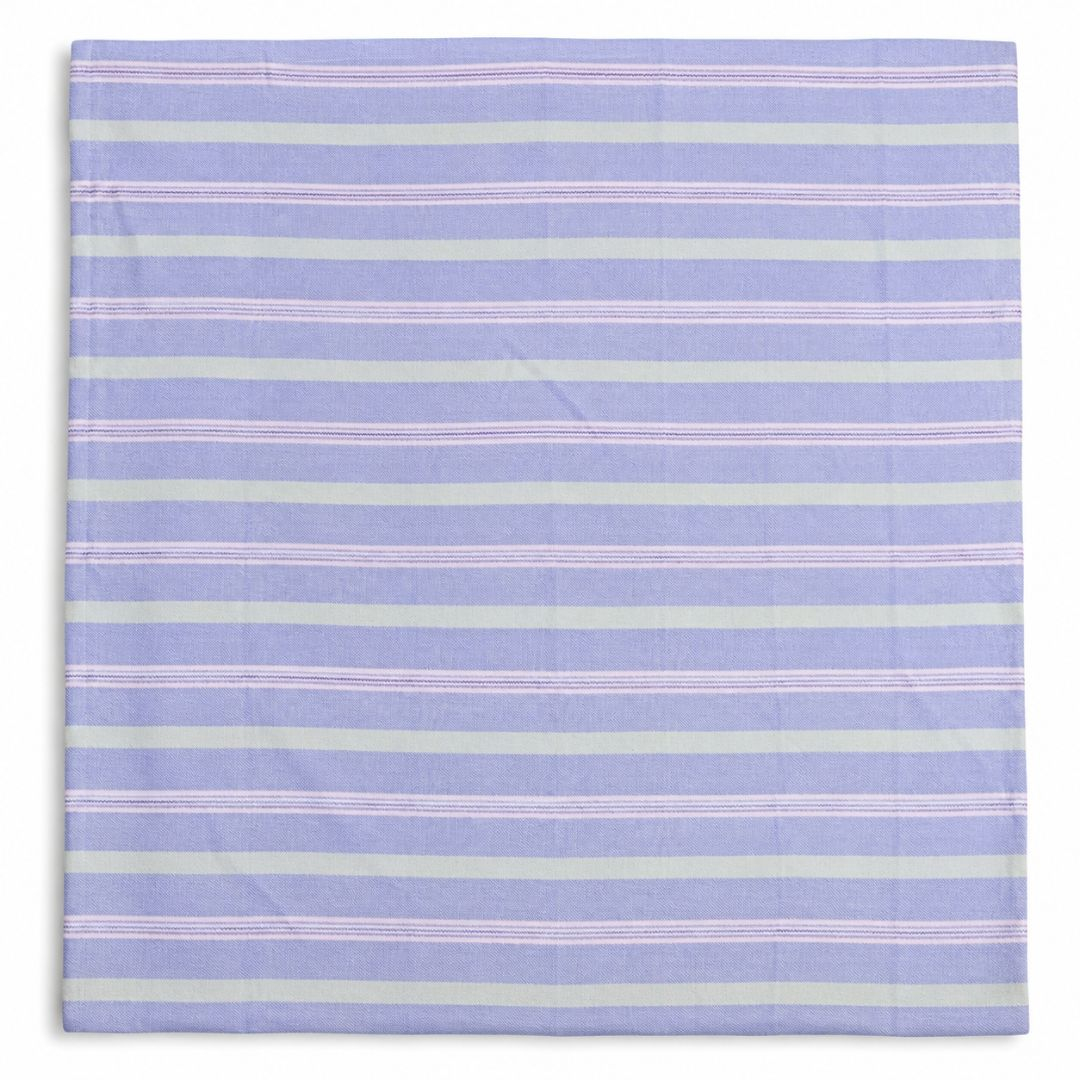 Azure Pinstripe Linen