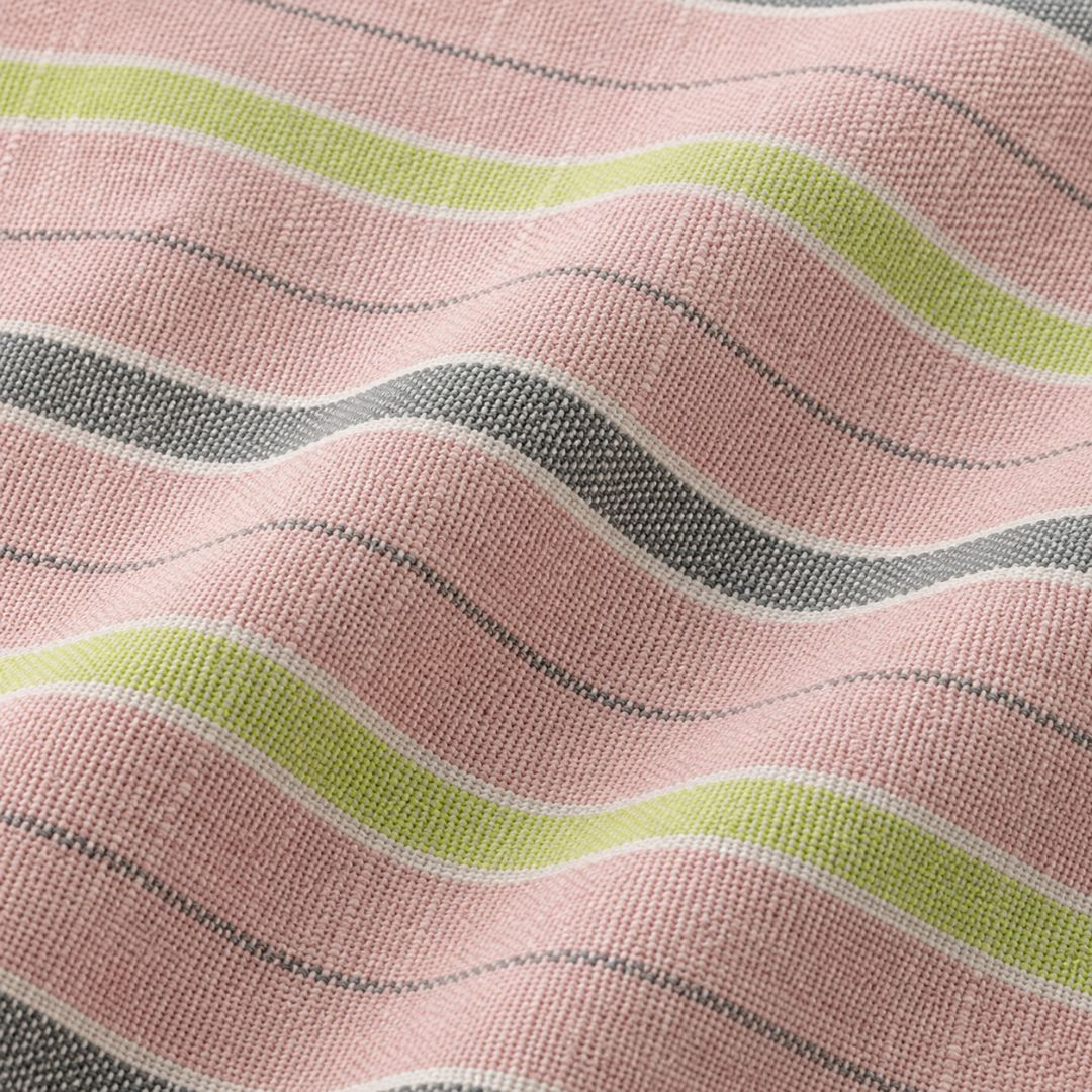 Blush Horizon Stripe Linen