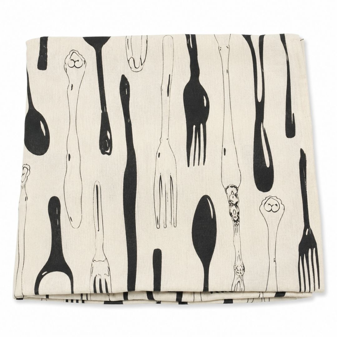 Monochrome Bistro Linen