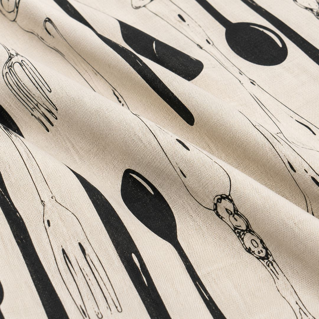 Monochrome Bistro Linen