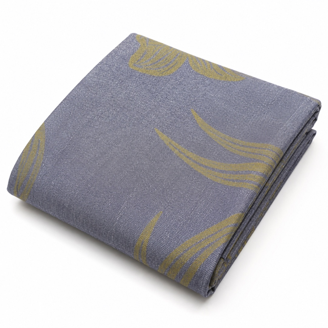 Premium Grey Patterned Jeans Fabric Material