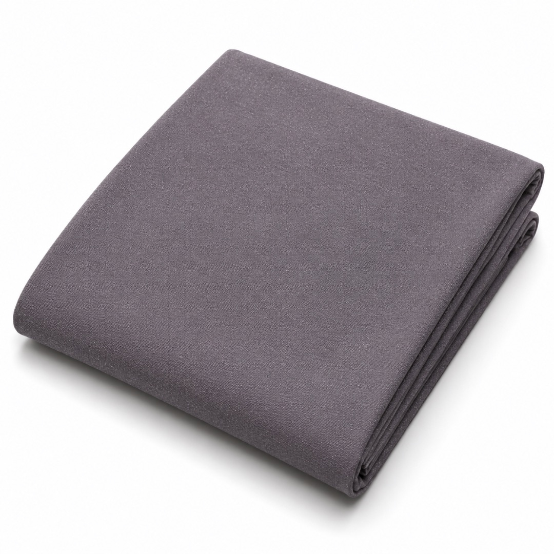 Premium Plain Grey Jeans Fabric Material
