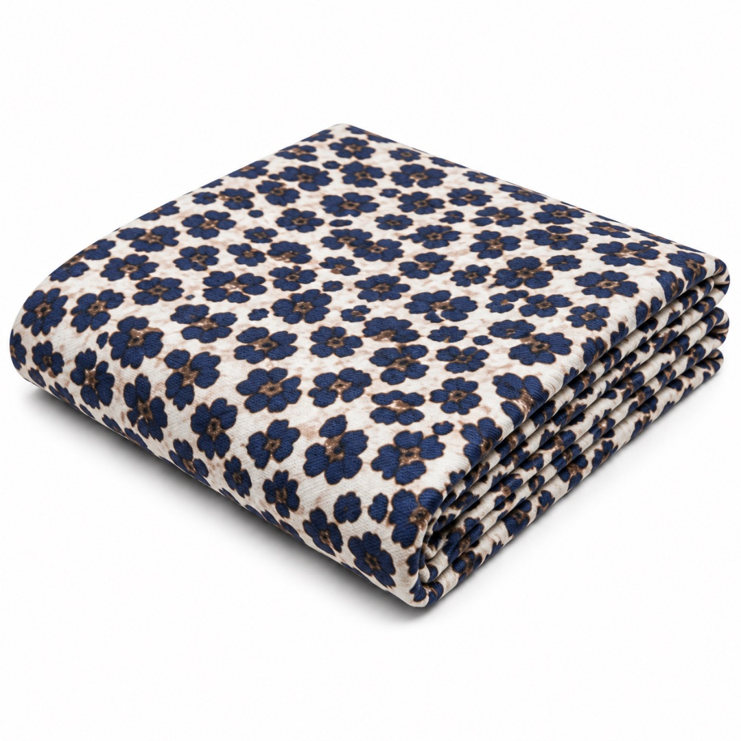 Premium Animal Print Jeans Fabric Material