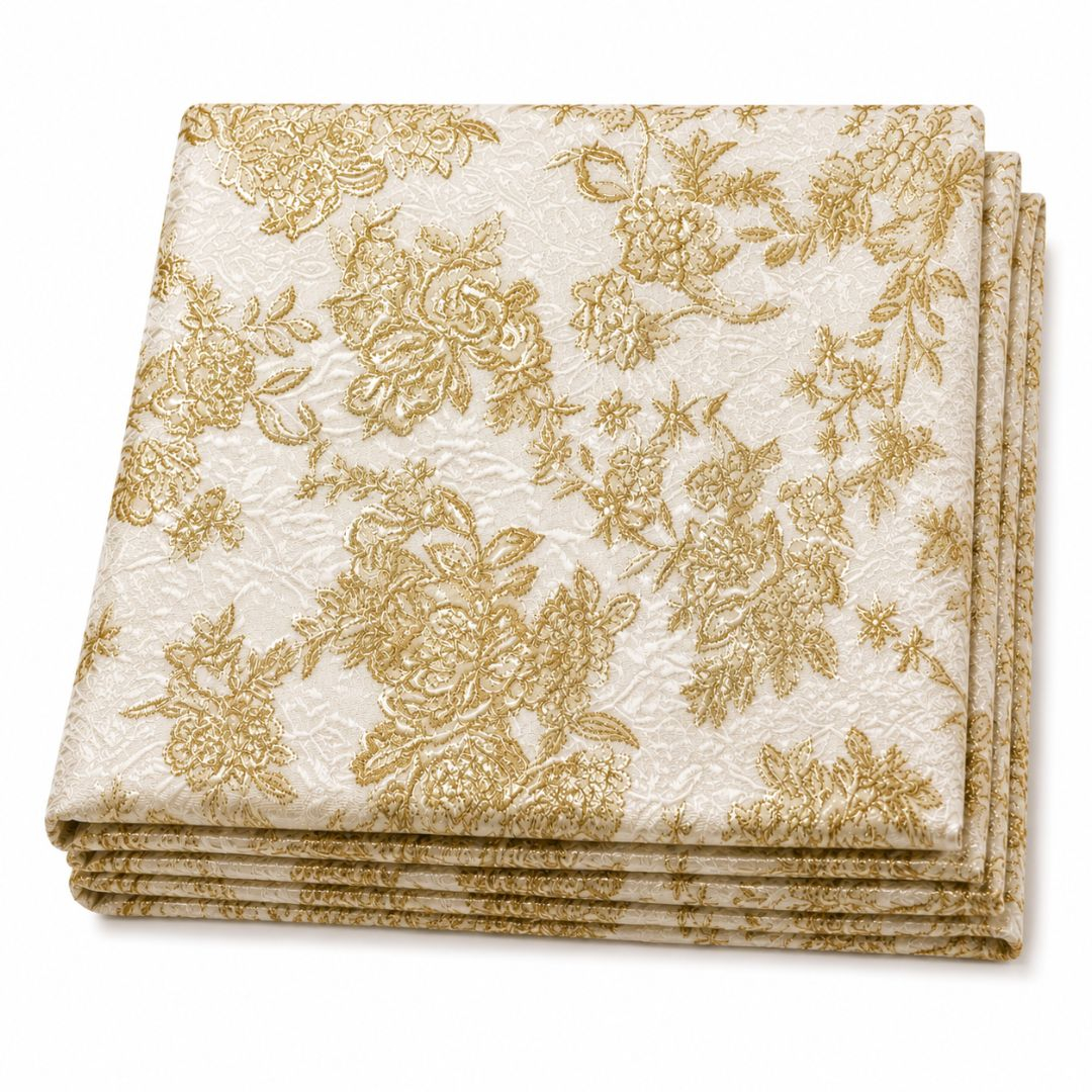 Imperial Champagne Brocade Fabric