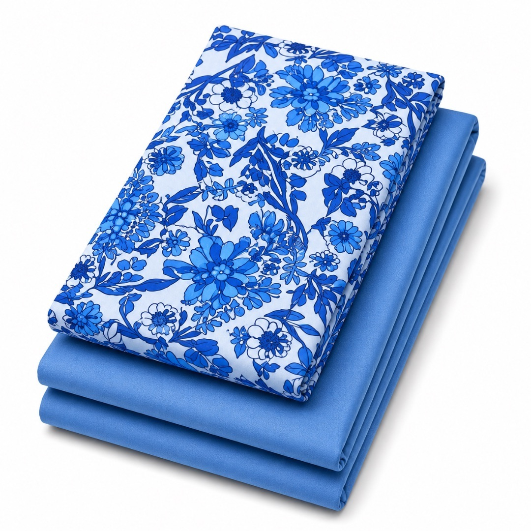 Premium Printed and Plain Crepe Fabric